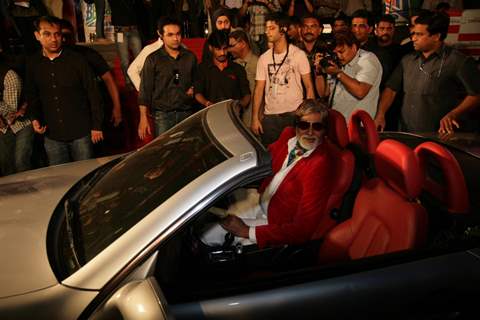 Amitabh Bachchan launch the music video of film Bbuddah...Hoga Terra Baap titled at Cinemax in Versova, Mumbai