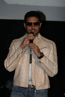 Abhishek Bachchan launch the music video of film Bbuddah...Hoga Terra Baap titled at Cinemax in Versova, Mumbai