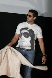 Abhishek Bachchan launch the music video of film Bbuddah...Hoga Terra Baap titled at Cinemax in Versova, Mumbai