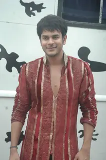 Jay Soni at Ratan Ka Rishta on location, Goregaon