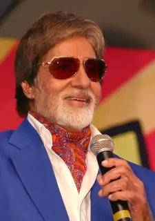 Amitabh Bachchan at a press meet to promote his film 'Bbuddah...Hoga Terra Baap' in New Delhi