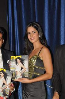 Katrina Kaif unveiled the cover of magazine 'FHM 100 Sexiest Women 2011'