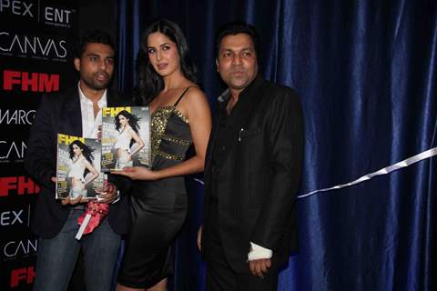 Katrina Kaif unveiled the cover of magazine 'FHM 100 Sexiest Women 2011'