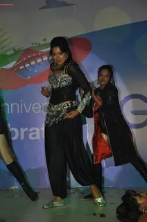 Sameera Reddy performs during the first anniversary of Gojiyo’s Avatars in Mumbai