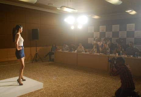 Models at Lakme Fashion Week Model auditions in Grand Hyatt