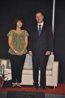 New Zealand Prime Minister John Key visited the sets of Bollywood film Players in Film City, Mumbai