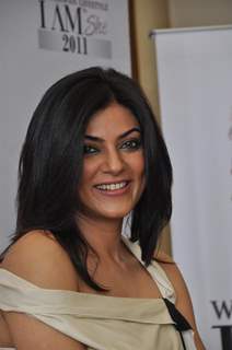 Sushmita Sen at press conference of I AM SHE 2011 and Wadhawan Lifestyle at Aurus Restobar in Juhu