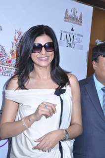 Sushmita Sen at press conference of I AM SHE 2011 and Wadhawan Lifestyle at Aurus Restobar in Juhu