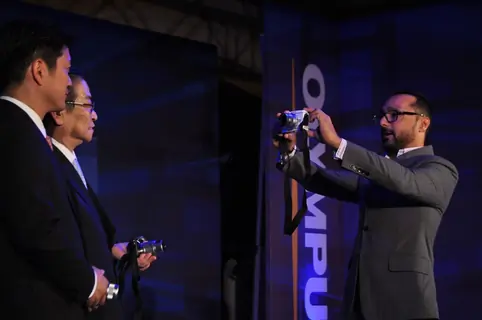 Rahul Bose brand ambassado launch 'Olympus Trinity Series Camera' at ITC hotel Parel