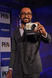 Rahul Bose brand ambassado launch 'Olympus Trinity Series Camera' at ITC hotel Parel