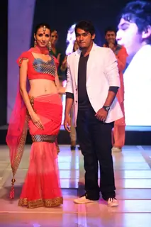 Models walk the ramp for INIFD Annual Fashion show at ST Andrews