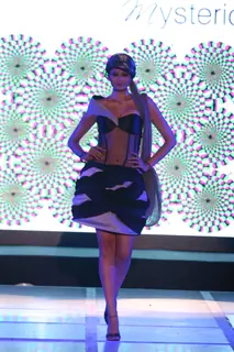 Models walk the ramp for INIFD Annual Fashion show at ST Andrews