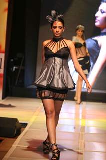 Models walk the ramp for INIFD Annual Fashion show at ST Andrews