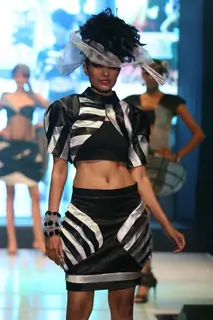Models on the ramp for INIFD Annual Fashion show at ST Andrews