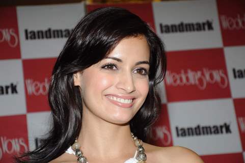 Dia Mirza launches Wedding Vows magazine at Landmark