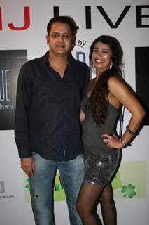 Rahul Mahajan with Mink Brar at 'MJ LIVES' party