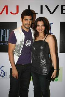 Deepshikha Nagpal and Kaishav Arora at 'MJ LIVES' party