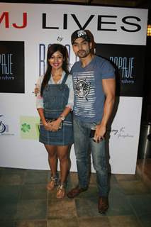 Debina and Gurmeet Choudhary at 'MJ LIVES' party