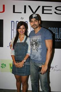 Debina and Gurmeet Choudhary at 'MJ LIVES' party