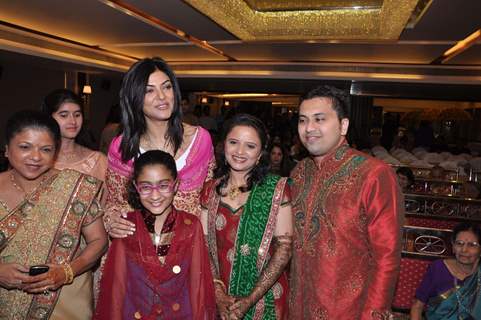 Sushmita Sen at Dr Shefali's daughter mehndi, Khar Gymkhana