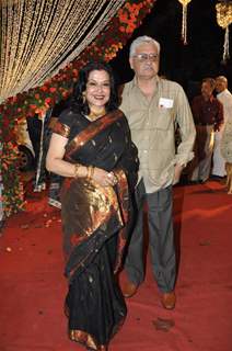 Moushmi Chatterji at wedding reception party of Dr.Abhishek and Dr.Shefali Khar