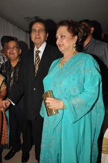 Dilip Kumar and Saira Banu at Dr Abhishek and Dr Shefali's wedding reception Khar