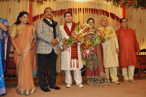 Celebs at wedding reception party of Dr.Abhishek and Dr.Shefali Khar