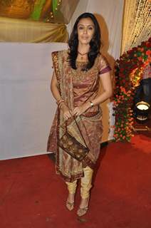 Hrishita Bhatt at wedding reception party of Dr.Abhishek and Dr.Shefali Khar