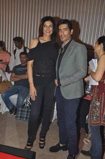 Sushmita and Manish Malhotra as a judge in I am She 2011 Ed Hardy fashion show at Trident