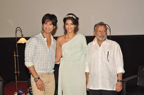 Shahid and Sonam Kapoor unveil the first look of Pankaj Kapur's film Mausam