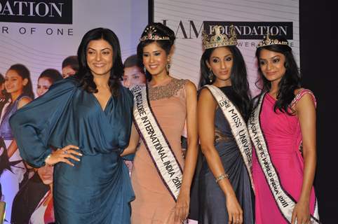 Sushmita Sen reveals her 3 winners at the Wadhawan Lifestyle ‘I AM SHE 2011’ final in Mumbai