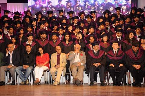 Yash Chopra at Subhash Ghai film school Whistling Woods 4th convocation ceremony at St Andrews