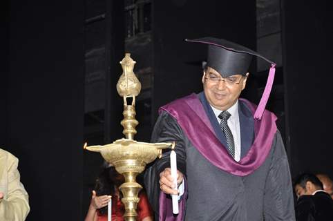 Subhash Ghai film school Whistling Woods International 4th Convocation Day ceremony at St. Andrews Auditorium in Bandra, Mumbai