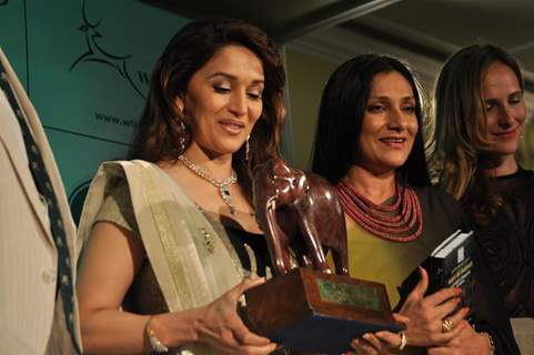 Madhuri Dixit launch Gemfields ‘Emeralds for Elephants’ Jewellery