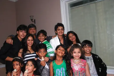 Cast On sets of Zee TV's Chhoti Si Zindagi at Goregaon