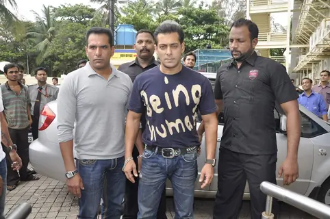 Salman Khan at the first look of movie Bodyguard