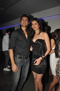 Karishma Tanna and Hanif Hilal at fashion showcasing by renowned designer brand Satya Paul