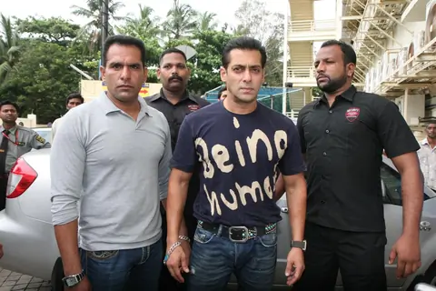 Salman Khan at the first look of movie Bodyguard