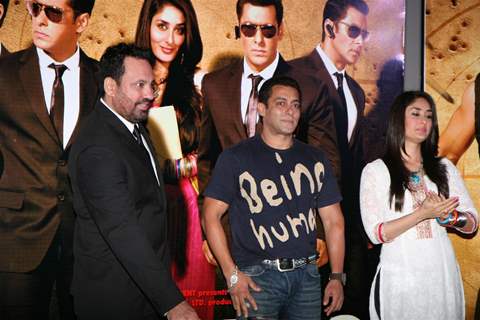 Salman Khan and Kareena Kapoor at the first look of movie Bodyguard