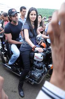 Katrina Kaif takes Hrithik Roshan for a ZNMD Bike Ride