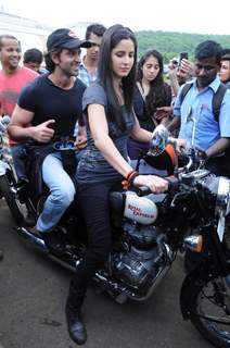 Katrina Kaif takes Hrithik Roshan for a ZNMD Bike Ride