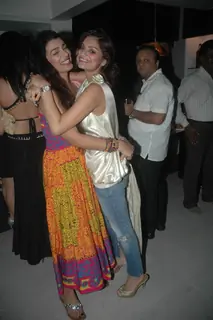 Mink Brar and Dimpy Mahajan at Rahul's Birthday Bash