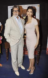 Amitabh and Deepika promote Aarakshan on the sets of UTV Bindaas