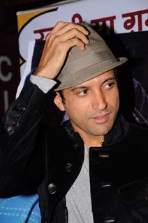 Farhan Akhtar at premiere of Buggle Gum at Cinemax