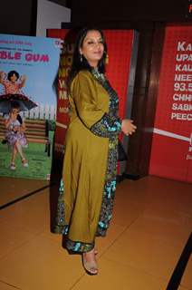 Shabana Azmi at premiere of Buggle Gum at Cinemax. .