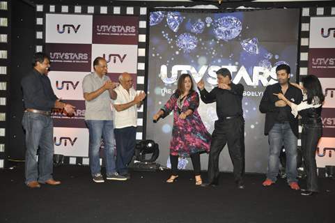 Yash Chopra, Ashutosh Gowariker, Karan Johar And Farah Khan at 'UTV Stars' channel launch