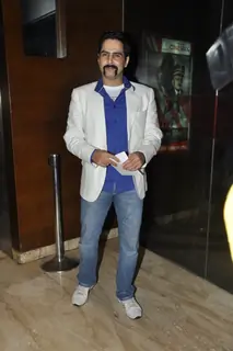 Aman Verma at premiere of movie 'Gandhi To Hitler' at Cinemax