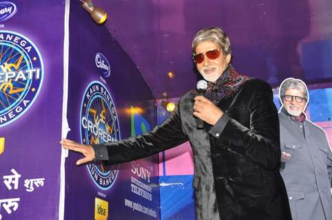 Amitabh Bachchan at press conference to announce Sony TV’s new reality show Kaun Banega Crorepati Season5, in Mumbai