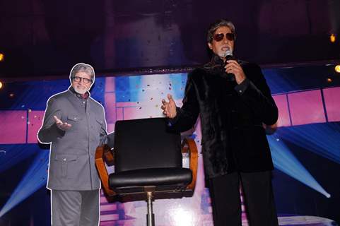 KBC 5 announcement with Amitabh Bachchan at Film City. .