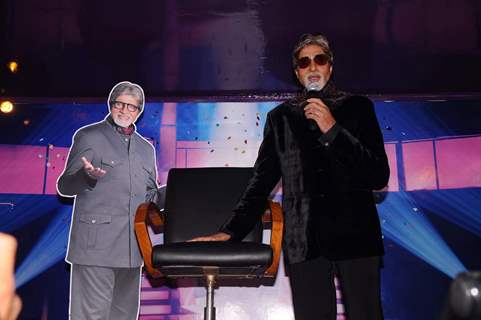 KBC 5 announcement with Amitabh Bachchan at Film City. .